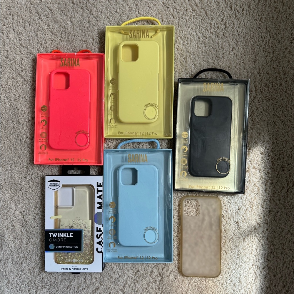 lot of iphone 12/12 pro cases